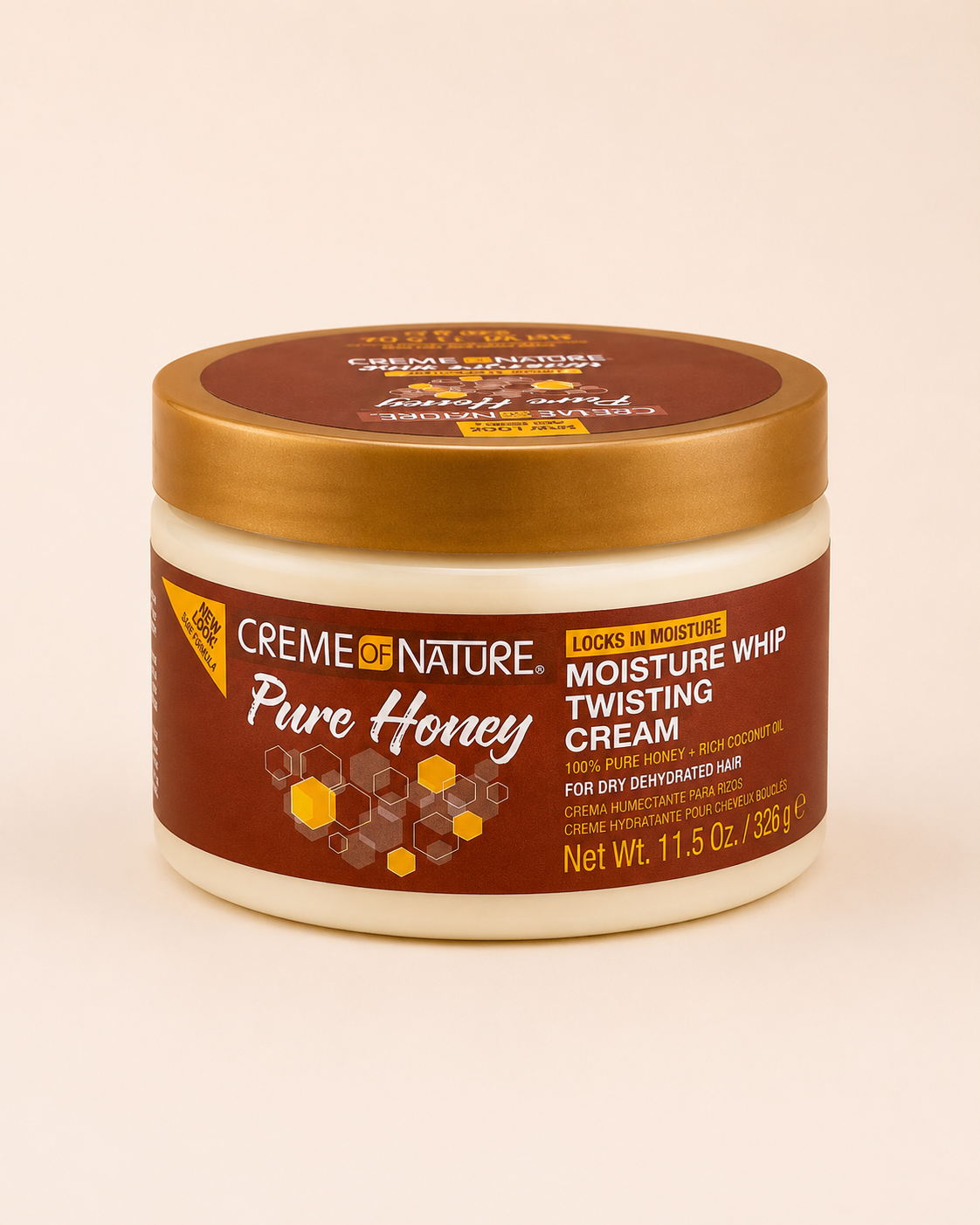 "Creme of Nature" Pure Honey - Crème coiffante au miel pur, huile de coco & beurre de karité – 326 g
