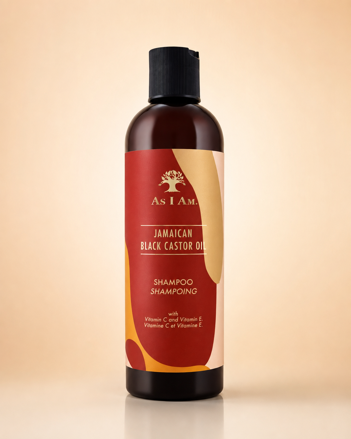 "As I Am" Shampoing hydratant & fortifiant à l’huile de ricin noire de Jamaïque – 355 ml